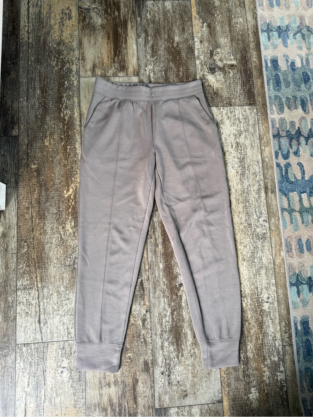2 for $30 sale: Cable & Guage taupe gray studio jogger sweatpants- S